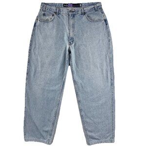 VTG 90s Levi’s SilverTab Baggy Fit Jeans Mens 36x30 Blue Fade Wide Leg USA Made